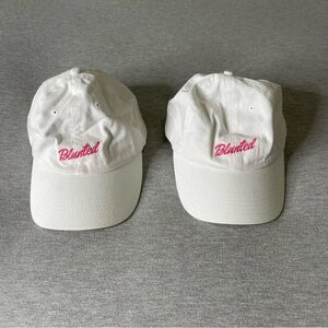 H&M "Blunted" Script Couples Matching Dad Cap 2 PCS. Set